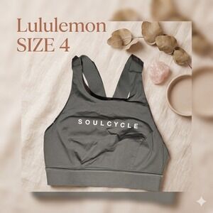 Lululemon SoulCycle Collaboration Invigorate High Neck Sports Bra Women 4